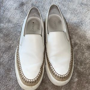 VINCE leather cork sneaker